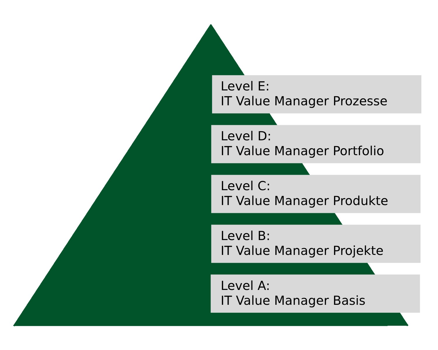 itvZERT 5 Ebenen Diagramm